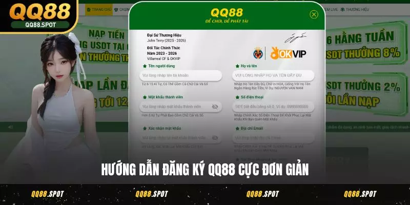 Đăng Ký QQ88 - Quy Trình Khởi Tạo Account Suôn Sẻ 3 thao tác 3 Hướng dẫn đăng ký QQ88 cực đơn giản