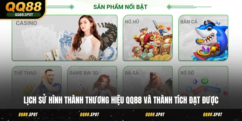 Thương Hiệu QQ88 - Tinh Hoa Hội Tụ Trong Lĩnh Vực 2 Lịch sử hình thành thương hiệu QQ88 và thành tích đạt được