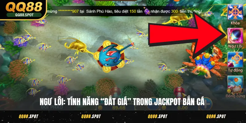 Jackpot Bắn Cá QQ88 - Vung Lưới Cực Chất, Bùng Nổ Cảm Xúc 3 Ngư lôi có tính năng đắt giá trong Jackpot Bắn Cá